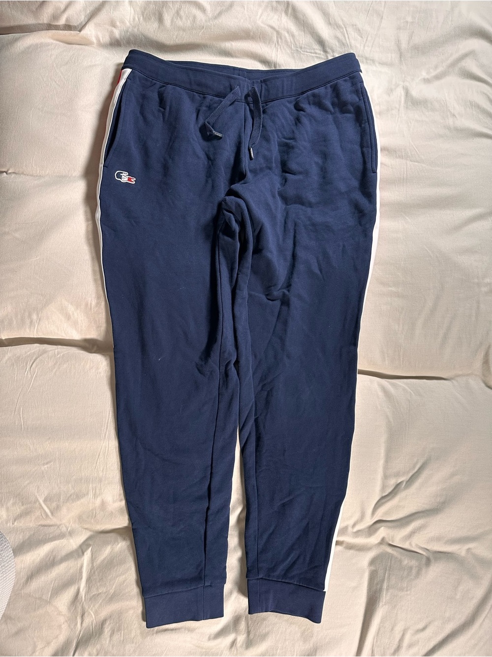 Lacoste France Olympic Performance Jogger Sweatpants Men’s Large Retro Y2K Copa